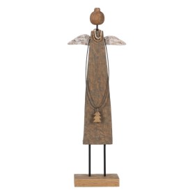 Christmas bauble Natural Mango wood Angel 22 x 8,5 x 71,5 cm by BigBuy Christmas, Christmas - Ref: S8804193, Price: 51,03 €, ...