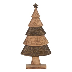 Adorno Natalício Castanho Madeira de mangueira Árvore de Natal 32 x 9 x 65,5 cm de BigBuy Christmas, Natal - Ref: S8804196, P...