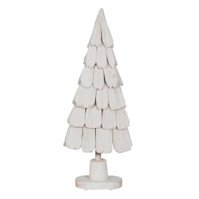 Árbol de Navidad Blanco Madera de Paulonia Árbol 38 x 20 x 100 cm de BigBuy Christmas, Navidad - Ref: S8804200, Precio: 48,56...