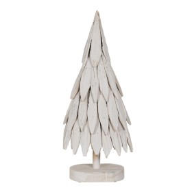 Árvore de Natal Branco Madeira de paulónia Árvore 26 x 18 x 70 cm de BigBuy Christmas, Natal - Ref: S8804202, Preço: 26,60 €,...