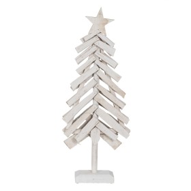 Árbol de Navidad Blanco Madera de Paulonia Árbol 34 x 11 x 90 cm de BigBuy Christmas, Navidad - Ref: S8804204, Precio: 20,62 ...