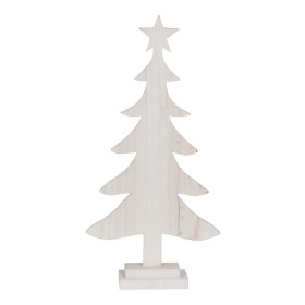 Albero di Natale Bianco Legno di paulownia Albero 40 x 2 x 80 cm di BigBuy Christmas, Natale - Rif: S8804209, Prezzo: 24,15 €...