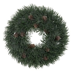 Advent wreathe Green PVC 28 x 28 cm by BigBuy Christmas, Christmas - Ref: S8804213, Price: 9,16 €, Discount: %