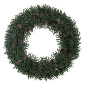 Couronne de Noël Vert PVC 38 x 38 cm de BigBuy Christmas, Noël - Réf : S8804214, Prix : 14,22 €, Remise : %