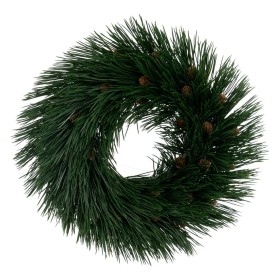 Couronne de Noël Vert PVC 31 x 31 cm de BigBuy Christmas, Noël - Réf : S8804219, Prix : 12,62 €, Remise : %