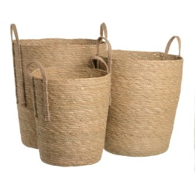 Korbsatz Alexandra House Living 03792 Weiß korb Rattan Naturfaser (3 Stück) | Tienda24 - Global Online Shop Tienda24.eu