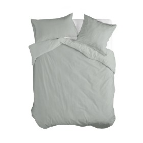 Duvet cover set Alexandra House Living White Grey King size 2 Pieces | Tienda24 Tienda24.eu