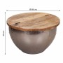 Tavolino da Caffè Alexandra House Living Naturale Ferro Legno di mango 68 x 44 x 68 cm di Alexandra House Living, Tavoli - Ri...