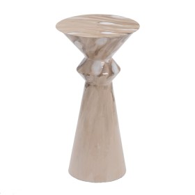 Mesa auxiliar Beige Hierro 34 x 34 x 64,5 cm de BigBuy Home, Mesas - Ref: S8804295, Precio: 96,04 €, Descuento: %