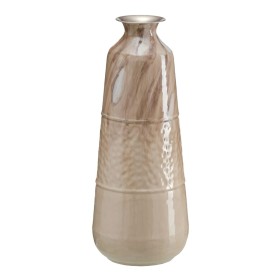 Jarrón Beige Hierro 28 x 28 x 68 cm de BigBuy Home, Jarrones - Ref: S8804296, Precio: 91,11 €, Descuento: %