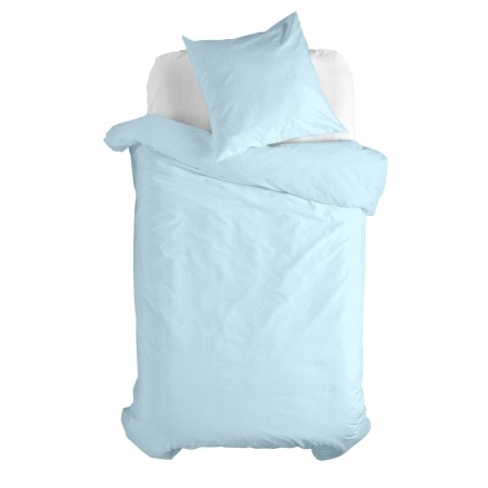 Duvet cover set HappyFriday Basic Kids Blue Single 2 Pieces | Tienda24 Tienda24.eu