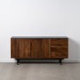 Credenza ABNER Marrone Nero 160 x 40 x 75 cm | Tienda24 - Global Online Shop Tienda24.eu