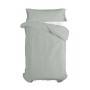 Duvet cover set HappyFriday Basic Kids Grey Single 2 Pieces | Tienda24 Tienda24.eu