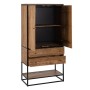 Cupboard LENNOX Black Natural 90 x 45 x 190 cm | Tienda24 - Global Online Shop Tienda24.eu