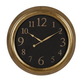 Wall Clock 5five Black polypropylene (Ø 30 cm) | Tienda24 - Global Online Shop Tienda24.eu