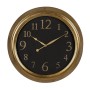 Wanduhr Schwarz Gold PVC Kristall Eisen Holz MDF 47 x 5,5 x 47 cm | Tienda24 - Global Online Shop Tienda24.eu