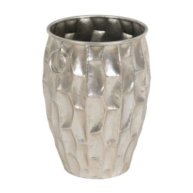 Planter Silver Iron 30 x 30 x 44,5 cm by BigBuy Garden, Cachepots - Ref: S8804386, Price: 42,59 €, Discount: %