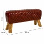 Bench Alexandra House Living Leather Mango wood 46 x 35 x 89 cm by Alexandra House Living, Chairs - Ref: D1631192, Price: 179...