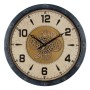 Wall Clock Black Golden Crystal Iron 72 x 9 x 72 cm (3 Units) | Tienda24 - Global Online Shop Tienda24.eu