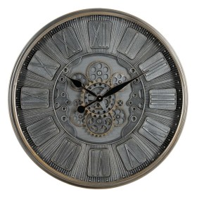 Wall Clock Grey Crystal Iron 69,5 x 9 x 69,5 cm (3 Units) by BigBuy Home, Wall Clocks - Ref: S8804398, Price: 155,57 €, Disco...