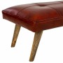 Banqueta Alexandra House Living Rojo Cuero Madera de mango 53 x 38 x 115 cm de Alexandra House Living, Sillas - Ref: D1631194...