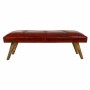 Banqueta Alexandra House Living Vermelho Couro Madeira de mangueira 53 x 38 x 115 cm | Tienda24 - Global Online Shop Tienda24.eu