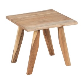 Mesa de Apoio Pequena Natural Ferro Acácia 50 x 50 x 46 cm de BigBuy Home, Jogos de móveis - Ref: S8804436, Preço: 101,65 €, ...