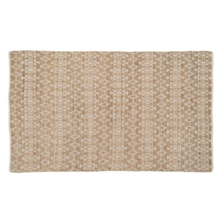 Tappeto Bianco Naturale 60 % Cotone Juta 200 x 290 cm | Tienda24 - Global Online Shop Tienda24.eu