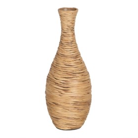 Buy Vase Natural Natural Fibre 26 x 26 x 60 cm