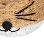 Cesto Gato Blanco Negro Beige Fibra natural 41 x 41 x 38 cm | Tienda24 - Global Online Shop Tienda24.eu