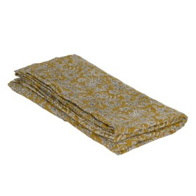 Serviette Paréo Beige Moutarde Coton 90 x 180 cm de BigBuy Home, Serviettes de bain - Réf : S8804548, Prix : 33,82 €, Remise : %