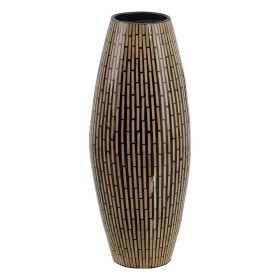 Vase Black Beige 20 x 20 x 50 cm by BigBuy Home, Vases - Ref: S8804580, Price: 50,34 €, Discount: %