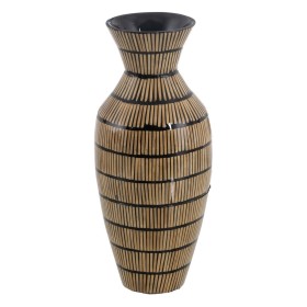 Vase Home ESPRIT Green Cream Crystal Modern 16 x 16 x 24 cm | Tienda24 - Global Online Shop Tienda24.eu