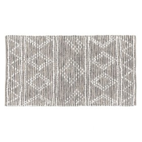 Alfombra Blanco Gris 60 % Algodón 40 % Poliéster 80 x 150 cm de BigBuy Home, Alfombras - Ref: S8804604, Precio: 34,91 €, Desc...