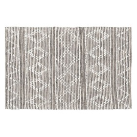 Tapis Blanc Gris 60 % Coton 40 % Polyester 120 x 180 cm de BigBuy Home, Tapis - Réf : S8804605, Prix : 59,22 €, Remise : %