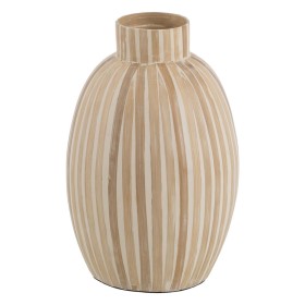 Vase DKD Home Decor Porzellan Gold zweifarbig Moderne (16 x 16 x 41 cm) | Tienda24 - Global Online Shop Tienda24.eu