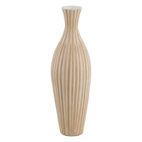 Achète Vase Blanc Beige Bambou 20 x 20 x 64 cm