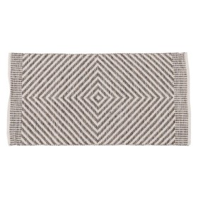 Alfombra Blanco Gris 70 % algodón 30 % Poliéster 80 x 150 cm de BigBuy Home, Alfombras - Ref: S8804640, Precio: 30,65 €, Desc...