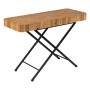 Table de Nuit Marron Noir Bois Fer 60 x 40 x 55,5 cm | Tienda24 - Global Online Shop Tienda24.eu