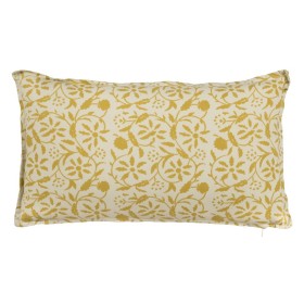 Coussin Coton Beige Moutarde 50 x 30 cm | Tienda24 - Global Online Shop Tienda24.eu