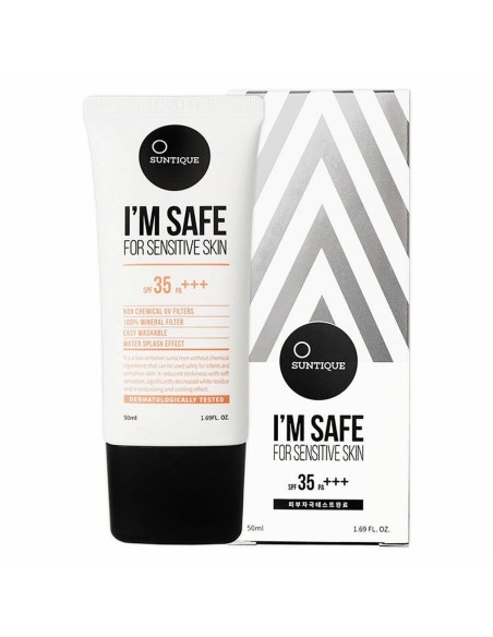 Facial Sun Cream Suntique I'm Safe 50 ml Spf 35+ | Tienda24 Tienda24.eu