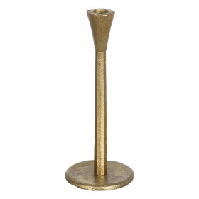 Candleholder Golden Aluminium 10 x 10 x 27 cm by BigBuy Home, Candelabras and candle holders - Ref: S8804700, Price: 15,38 €,...