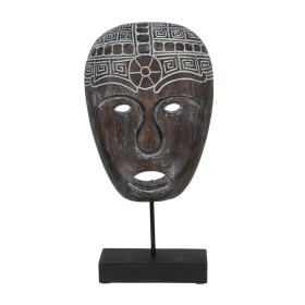 Deko-Figur Braun Maske 24 x 12 x 46 cm von BigBuy Home, Ornamente - Ref: S8804715, Preis: 45,90 €, Rabatt: %