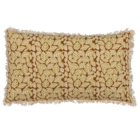 Cuscino EDÉN Bianco Beige Stampato Velluto 50 x 8 x 30 cm | Tienda24 - Global Online Shop Tienda24.eu