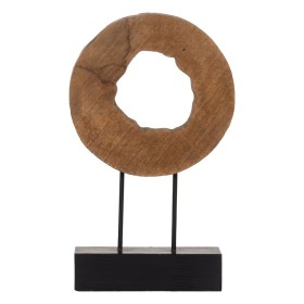 Escultura Cinzento Argila Fibra 26,5 x 26,5 x 41 cm Buda | Tienda24 - Global Online Shop Tienda24.eu