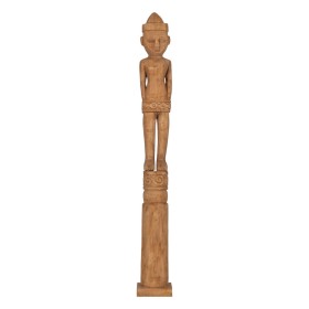 Decorative Figure Natural African Man 14 x 14 x 113 cm by BigBuy Home, Ornaments - Ref: S8804727, Price: 79,84 €, Discount: %