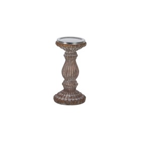 Lantern Candleholder Lantern Beige Natural Jute Crystal 26 x 26 x 41 cm | Tienda24 - Global Online Shop Tienda24.eu