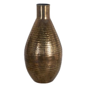 Vase Bronze Golden Aluminium 32 x 32 x 62,5 cm by BigBuy Home, Vases - Ref: S8804745, Price: 121,16 €, Discount: %