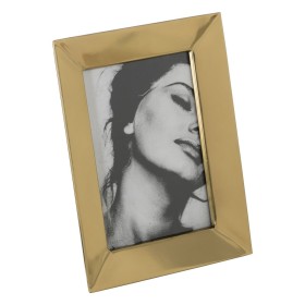 Photo frame Golden Stainless steel Crystal 19 x 24 cm by BigBuy Home, Table and wall frames - Ref: S8804747, Price: 21,62 €, ...