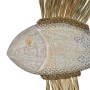 Decorative Figure White Brown Natural Fish 57 x 12 x 60 cm | Tienda24 - Global Online Shop Tienda24.eu